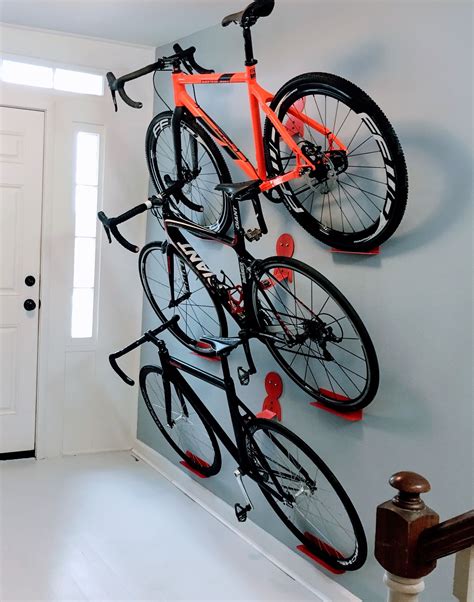 wall mounted bike hooks